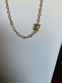 Image 4 of Gold chain with two tiny beads