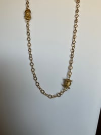 Image 5 of Gold chain with two tiny beads