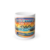 Image 4 of Color-Changing Mug — "Old Cranks Car Club, Edgewater Florida" 11oz