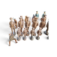 Image 2 of Vintage Composite Toy Soldiers, c. 30s-50s