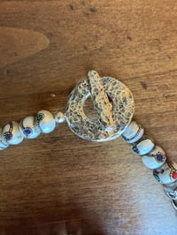 Image 3 of Painted Pearl Necklace