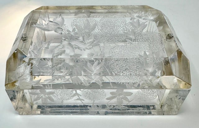 Lucite Desk Boxes - 5 Versions - Image 2 of 11