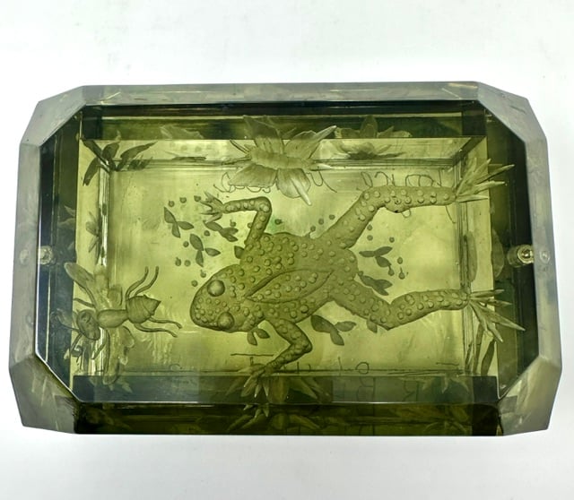 Lucite Desk Boxes - 5 Versions - Image 7 of 11