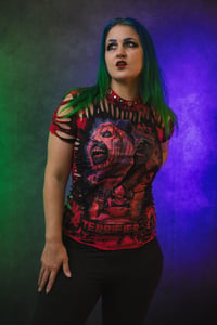 Image 4 of Small Terrifier 2 Tie Dye Slashed Tee