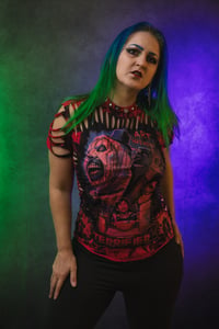Image 2 of Small Terrifier 2 Tie Dye Slashed Tee