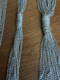Image 2 of Wire wrapped multi strand silver chains