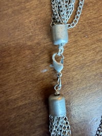 Image 3 of Wire wrapped multi strand silver chains