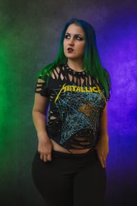 Image 7 of Small Metallica Slashed Tee