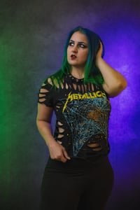 Image 5 of Small Metallica Slashed Tee