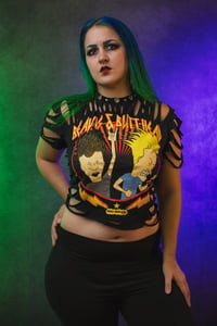 Image 5 of Small Beavis & Butthead Slashed Tee