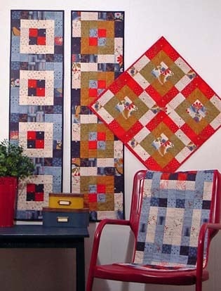 Image of Jelly Roll Runners and More I - Pattern Q115 PAPER Pattern