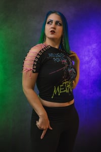 Image 5 of Small Metallica Lace Up Tee