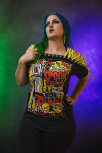 Image 1 of Medium Rob Zombie Lace Up Tee