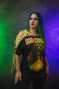 Image 1 of Large Rob Zombie Lace Up Tee