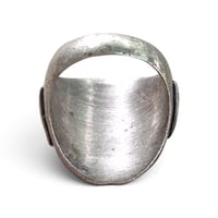 Image 6 of Vintage Silver Vader Skull Ring, c. 1940s