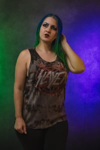 Image 4 of Large Slayer Men's Tie Dye Tank Top