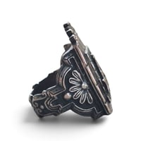 Image 3 of Crowned Aztec Masonic Ring #2, c. 1940s