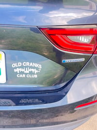 Image 2 of Official Old Cranks Car Club Vinyl Decal