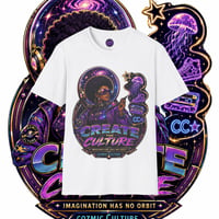 Image 1 of Afro‑Futurist "Cozmic Culture" Shirt