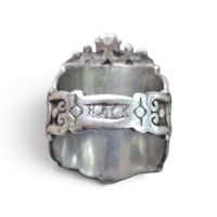 Image 5 of Crowned Aztec Masonic Ring #1, c. 1940s