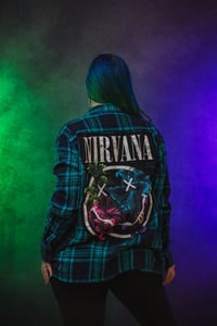 Image 3 of Large Nirvana Flannel