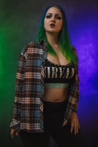 Image 2 of XL (womens size) Pink Floyd Flannel