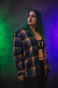 Image 2 of XXL (womens size) Pink Floyd Flannel