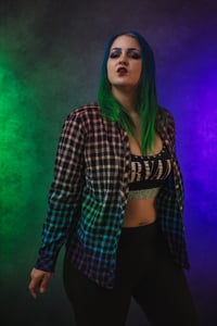 Image 2 of Large (womens) Nyan Cat Flannel