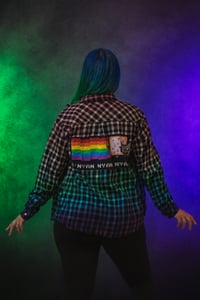 Image 8 of Large (womens) Nyan Cat Flannel