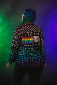 Image 5 of Large (womens) Nyan Cat Flannel