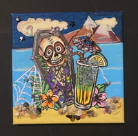 Image 7 of Pop Art Happy Hour mixed media painting