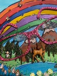 Image 4 of Great Outdoors through rose tinted glasses mixed media