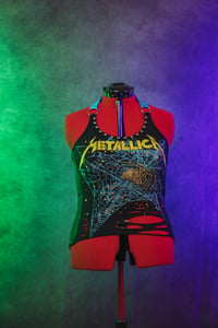 Image 1 of L/XL Metallica Crop Top