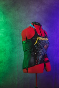 Image 7 of L/XL Metallica Crop Top