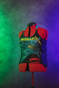 Image 5 of L/XL Metallica Crop Top