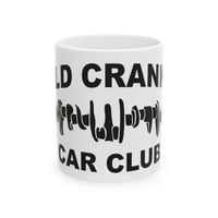 Image 1 of Old Crankshaft Car Club Ceramic Mug — Engine Enthusiast Coffee Cup (11oz/15oz)