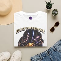 Image 2 of Built Different Cosmic Alien Shirt