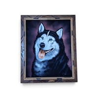 Image 1 of Husky Velvet Painting, c. 1970s