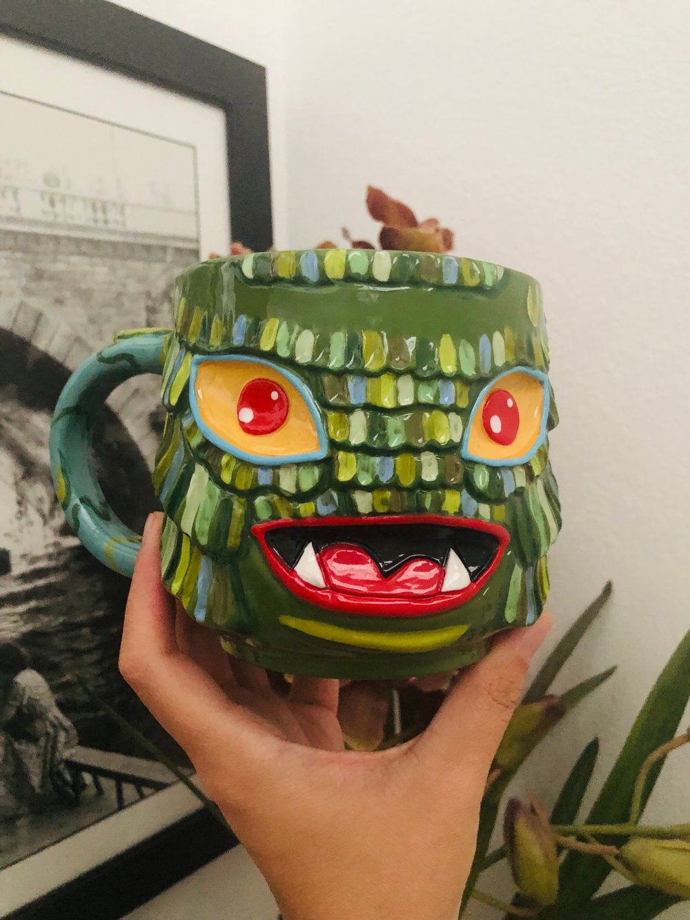 Image of Reserved for Heather L- creature mug