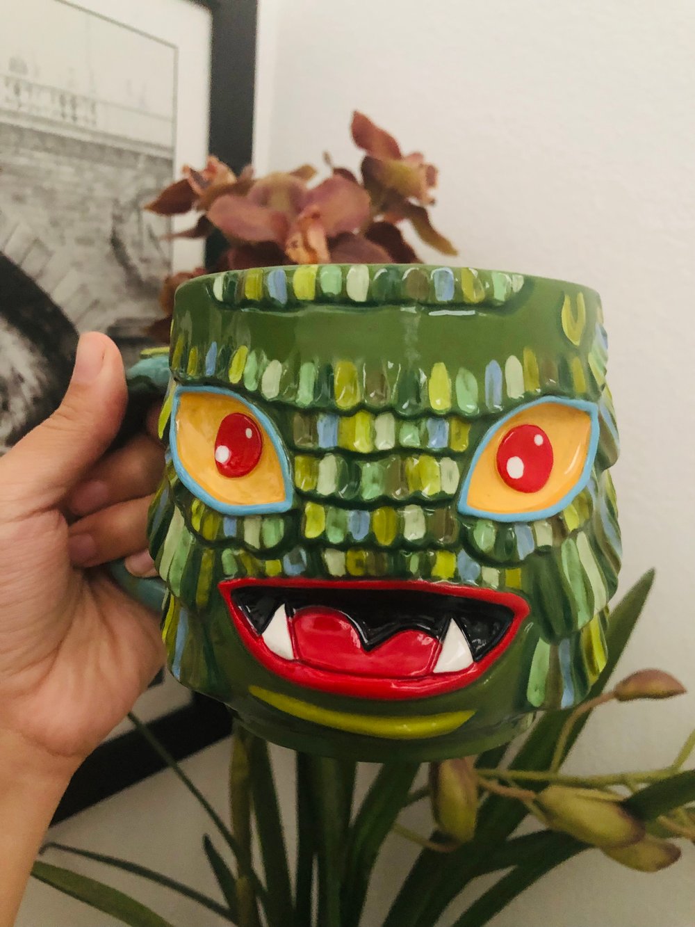 Image of Reserved for Heather L- creature mug