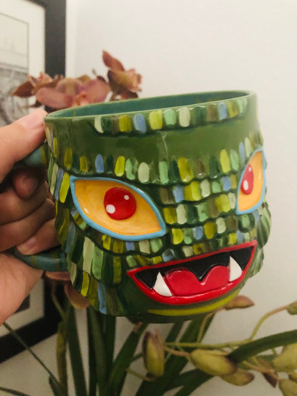 Image of Reserved for Heather L- creature mug