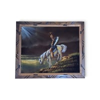 Image 1 of Native American Velvet Painting, c. 1970s