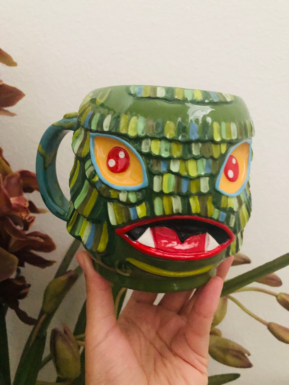 Image of Reserved for Anna W- creature mug