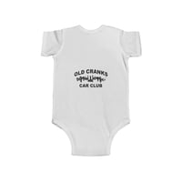 Image 2 of Old Cranks Car Club Infant Bodysuit – Cute Baby Onesie for Car-Loving Families