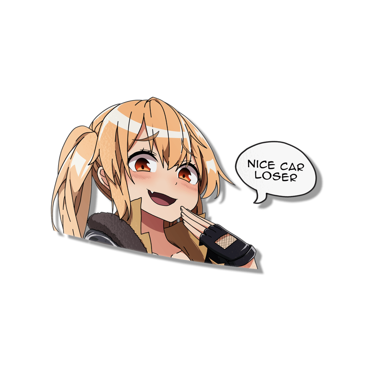 Image of Nice Car Loser Sticker