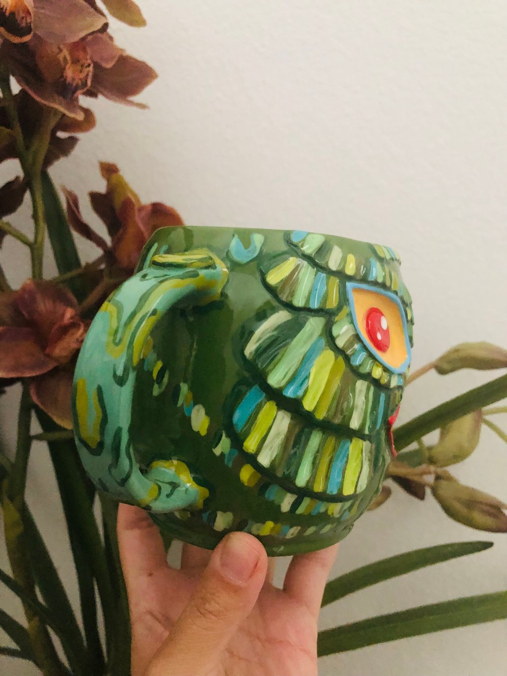 Image of Reserved for Angie - creature mug