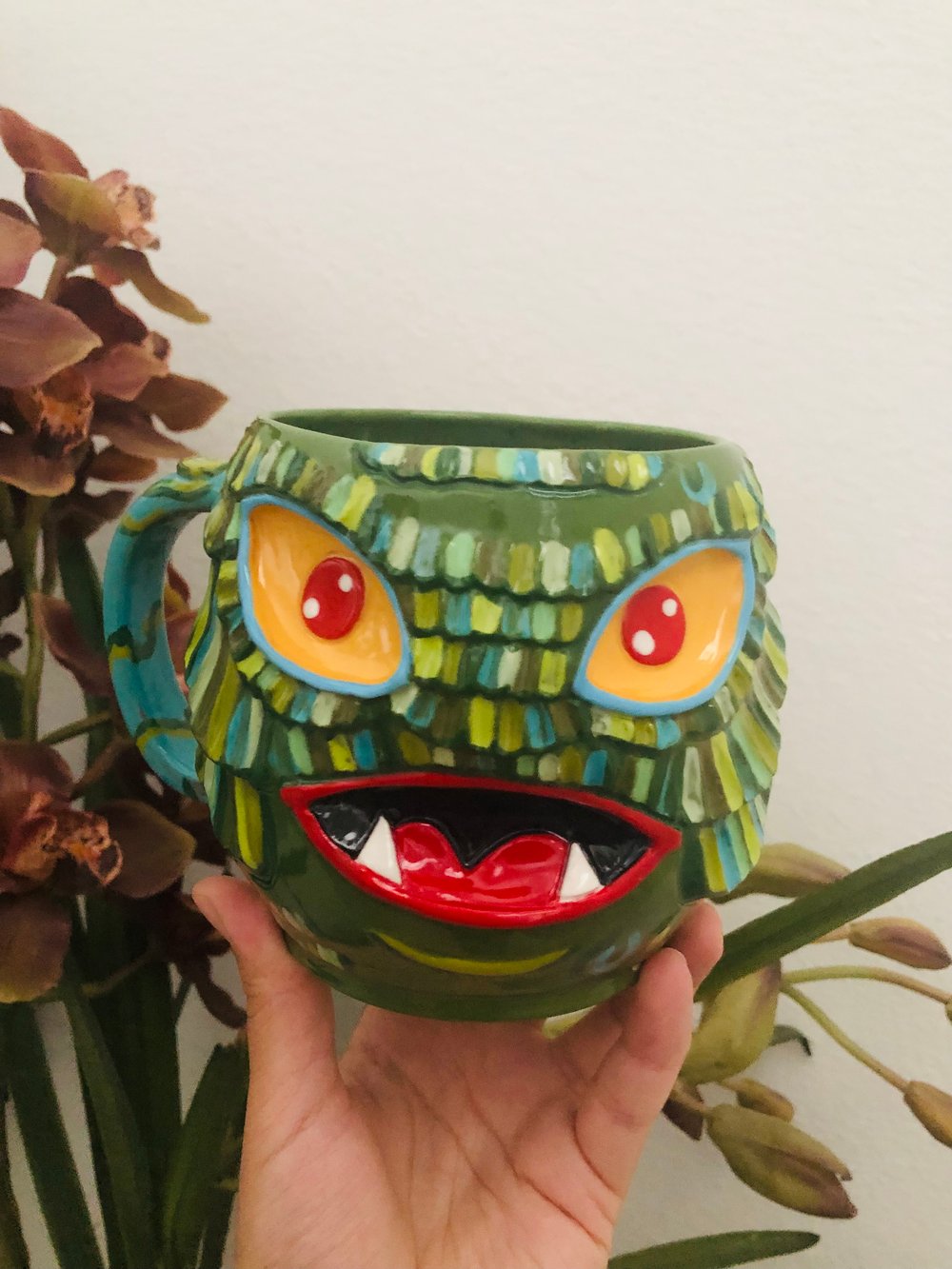 Image of Reserved for Angie - creature mug