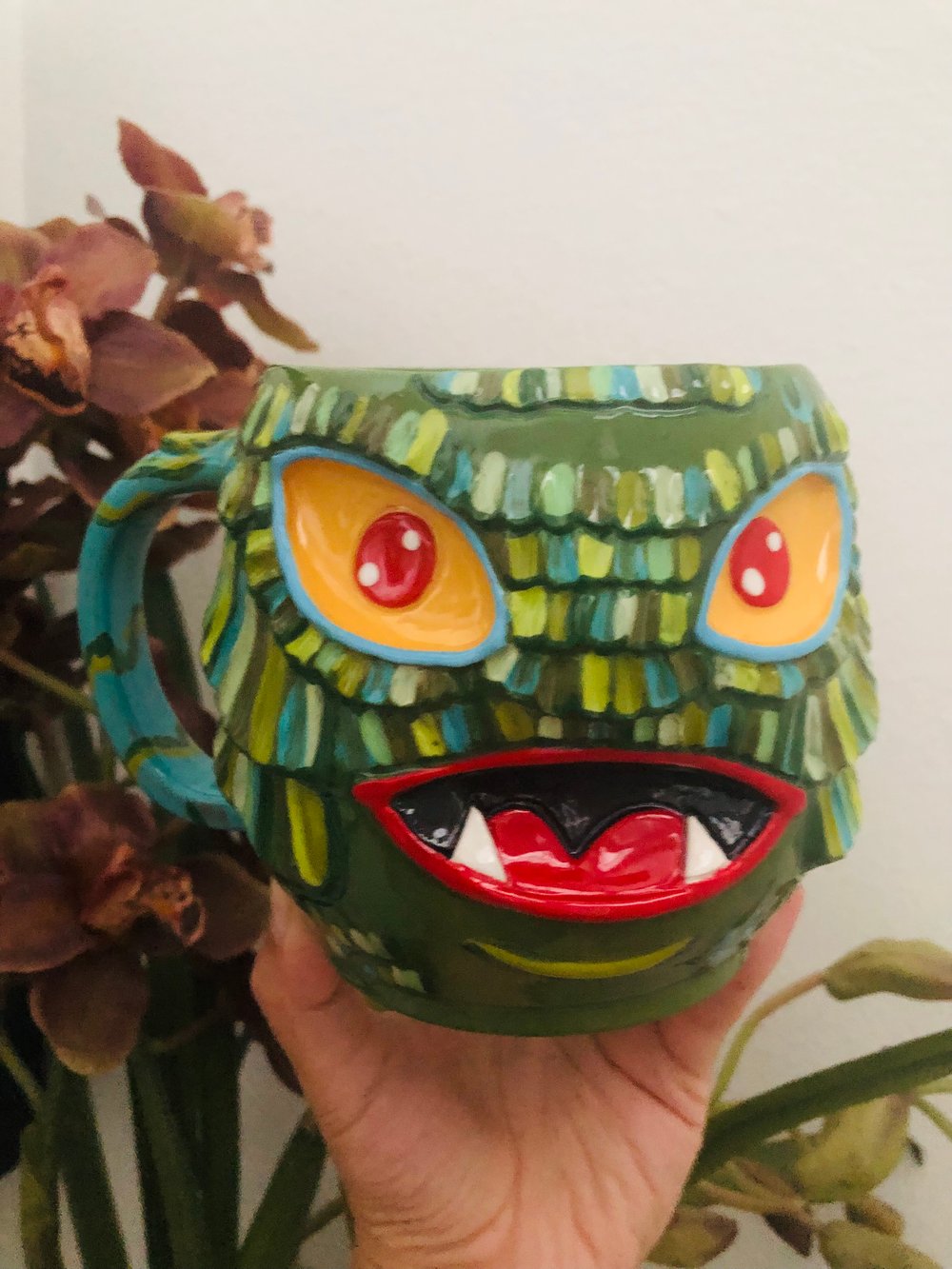 Image of Reserved for Angie - creature mug