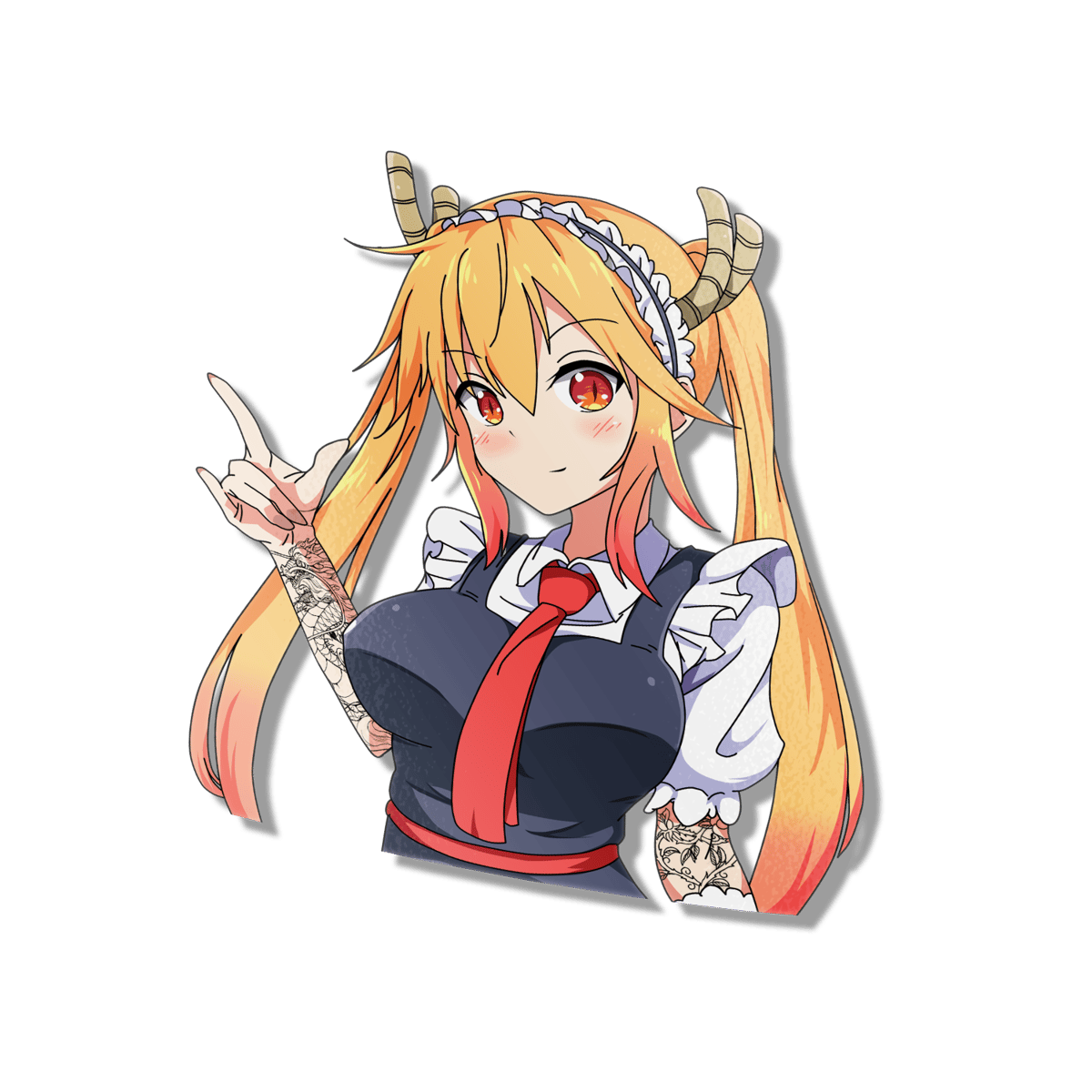 Image of Tatted Tohru Sticker
