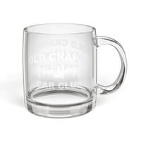 Image 5 of Engraved Glass Coffee Mug - 'Old Cranks' Car Club Design, 12.25oz